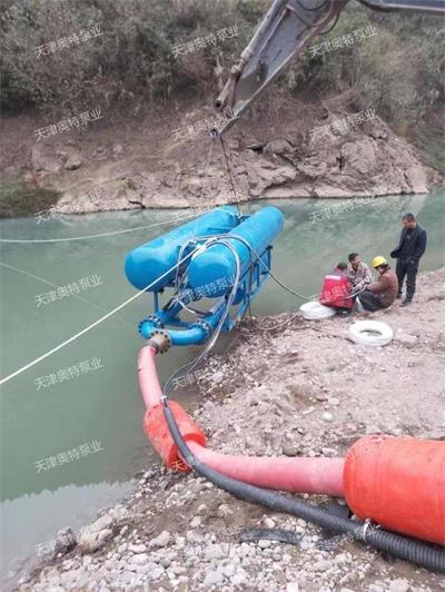 重庆市白马镇居民饮水工程浮筒式潜水泵